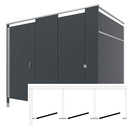Bradley Toilet Partition (Phenolic) 3 In Corner (108" W x 61-1/4" D) IC33660-PBC