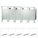 Bradley Toilet Partition (Metal) 5 In Corner (180" W x 61-1/4"D) IC53660