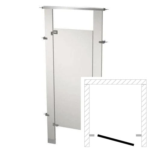 Bradley Toilet Partition (Metal) 1 Between Wall (36" W x 61-1/4" D) BW13660