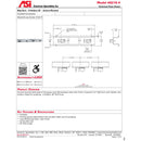 ASI 8215-4 Commercial Mop And Broom Rack, Stainless Steel