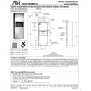 ASI 64696AC-9 Automatic Combination Commercial Paper Towel Dispenser/Waste Receptacle, Surface-Mounted, Stainless Steel