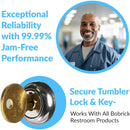 Bobrick B-3974 Automatic Combination Commercial Paper Towel Dispenser/Waste Receptacle, Recessed-Mounted, Stainless Steel