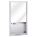 Bradley 155-000000, Mirror and Towel Dispenser, Recessed