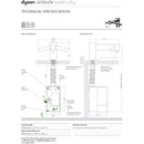 Dyson Airblade Tap Dryer, AB09 110-120V Automatic Hand Dryer, Updated Part Number: WD04