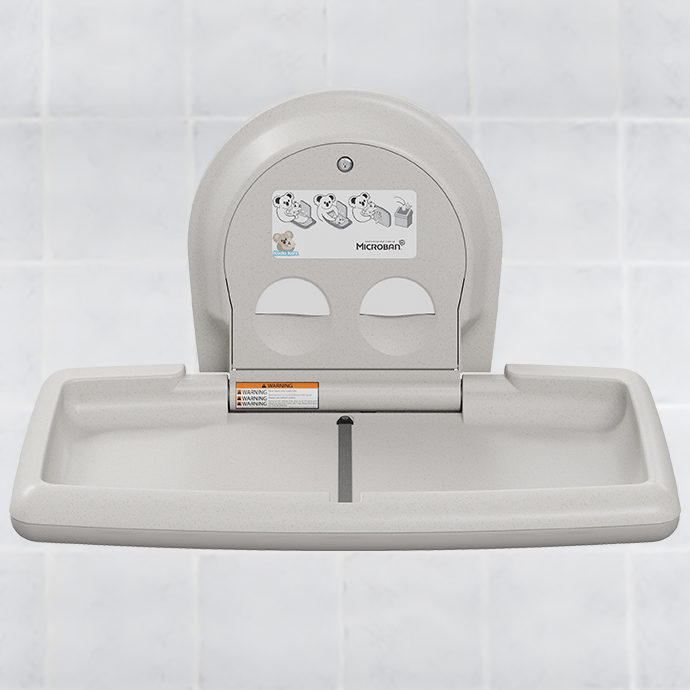 Koala Kare KB20005 Horizontal Baby Changing Station, WallMounted