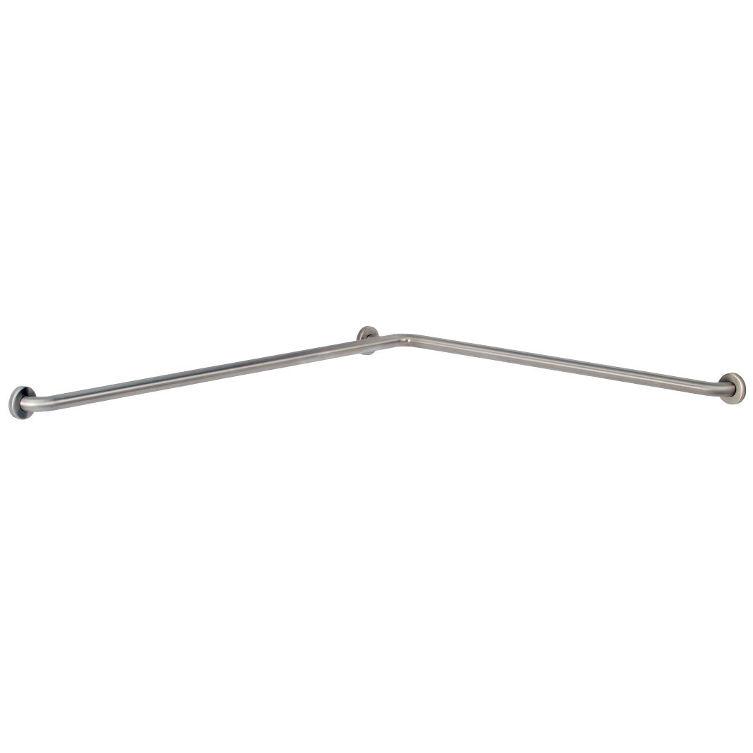 Bobrick B-6897 (54 x 42 x 1.5) Commercial Grab Bar, 1-1/2" Diameter x 54" Length, Stainless Steel