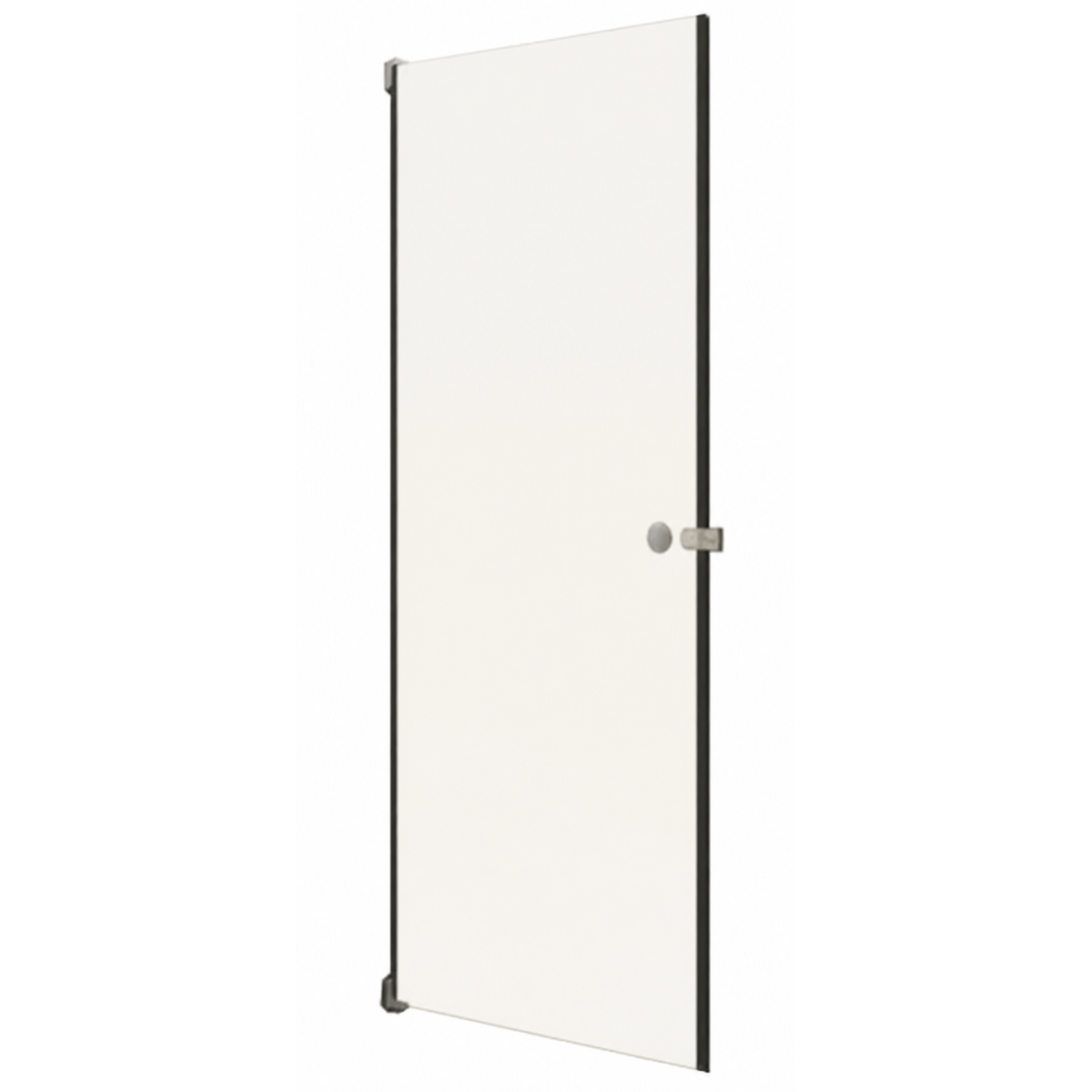 Hadrian (Metal) Stall Door (34" x 58") Powder Coated Metal, Includes 601010 Chrome B/F Out-Swing Hardware Kit - 510034