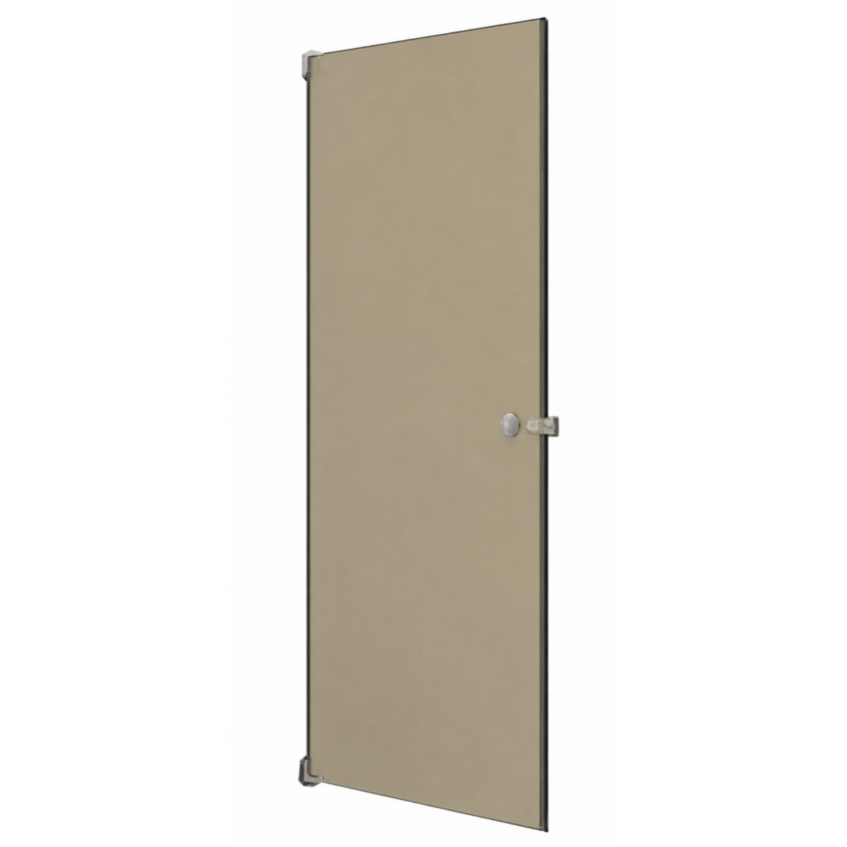 Hadrian (Metal) Stall Door (34" x 58") Powder Coated Metal, Includes 601010 Chrome B/F Out-Swing Hardware Kit - 510034