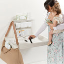 Rubbermaid Sturdy Station 2 Baby Changing Table, 33.5 X 21.5, Platinum - RCP781888