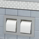 Bobrick B-35833 Commercial Multi-Roll Toilet Tissue Dispenser, Recessed, Metal