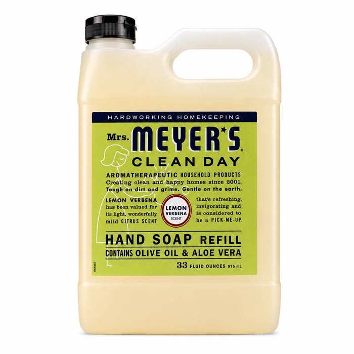 Mrs. Meyer's Clean Day Liquid Hand Soap Refill, Lemon Verbena, 33 Oz - SJN651327EA