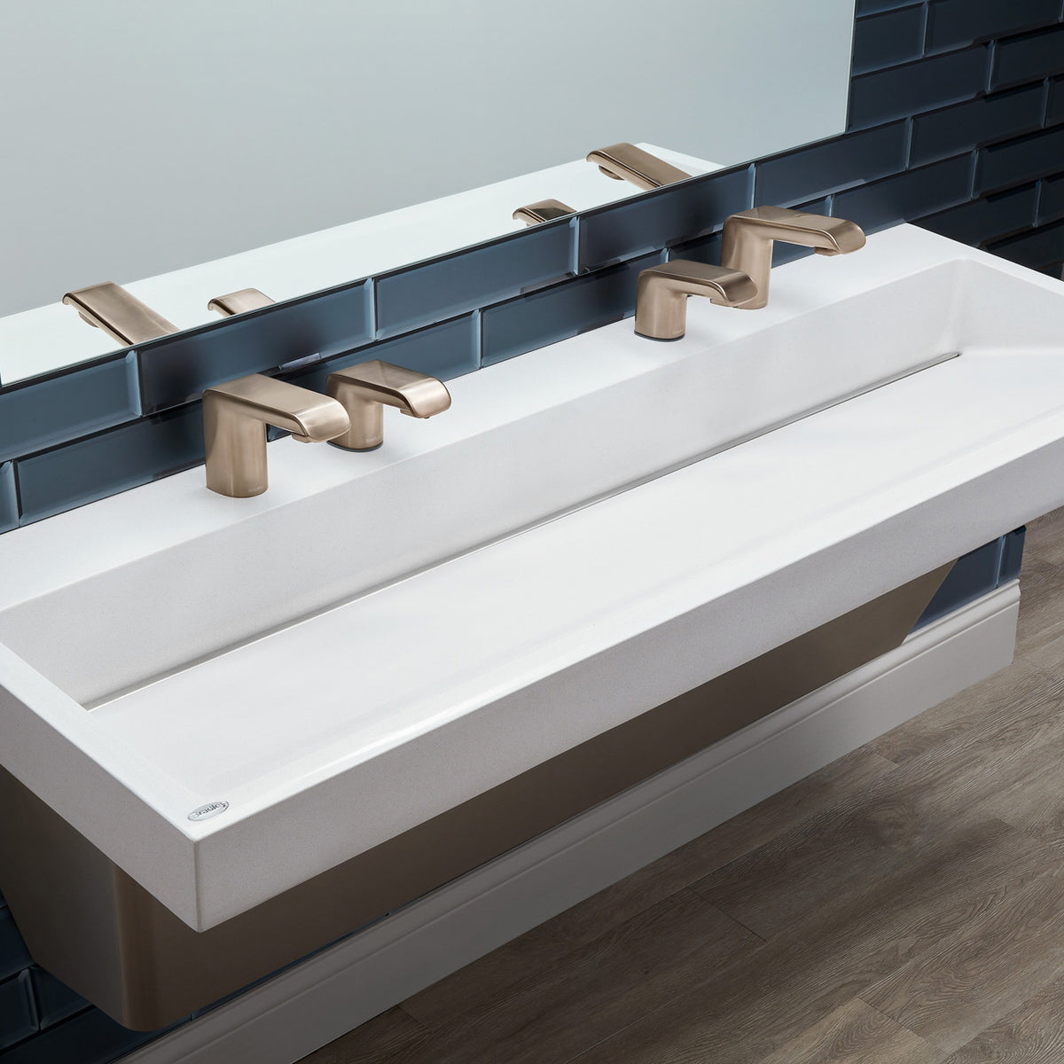 Bradley Verge Commercial Hand Wash Sink - LVA-Series, Two-Station, LVAD2