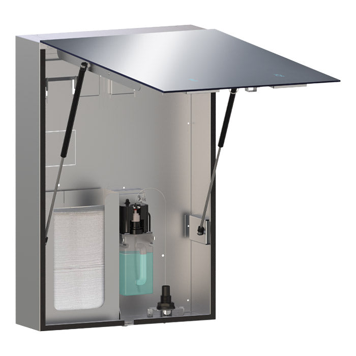 ASI Velare Behind the Mirror System w/ Liquid Soap Dispenser and