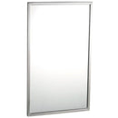Bobrick B-2908-1836 (18 x 36)Tempered Glass Welded-Frame Mirror 18"W x36"H