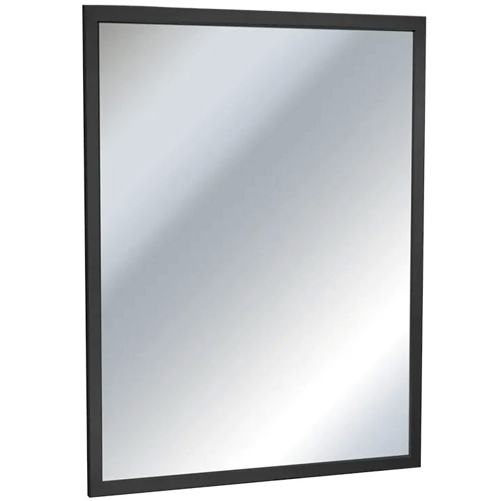 ASI 0600-2436-41 (24 x 36) INTLK MIRROR 24x36 PG - MATTE BLACK 24"W x 36"H