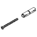 ASI 3930 2 Pan Head Machine Screws, 3-1/2" w/Expansion Shields (1 Per Flange)