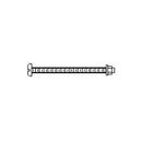 ASI 3934 Kit to Mount 2 Grab Bars Back-to-Back thru 1/2" Thick Partitions, 1 Per Flange Pair