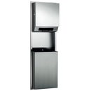 ASI 646924A Simplicity - Auto Roll Paper Towel Disp & 12 gal. Waste Receptacle, Battery, Recessed