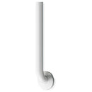ASI 3701-48W Snap Flange (1-1/4" O.D) White Powder Coated Finish - Straight Grab Bar, 48"