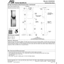 ASI 046926 Traditional - Paper Towel Disp. & Waste Receptacle - Pull Roll, Auto Cut - 13.5 gal. Recessed