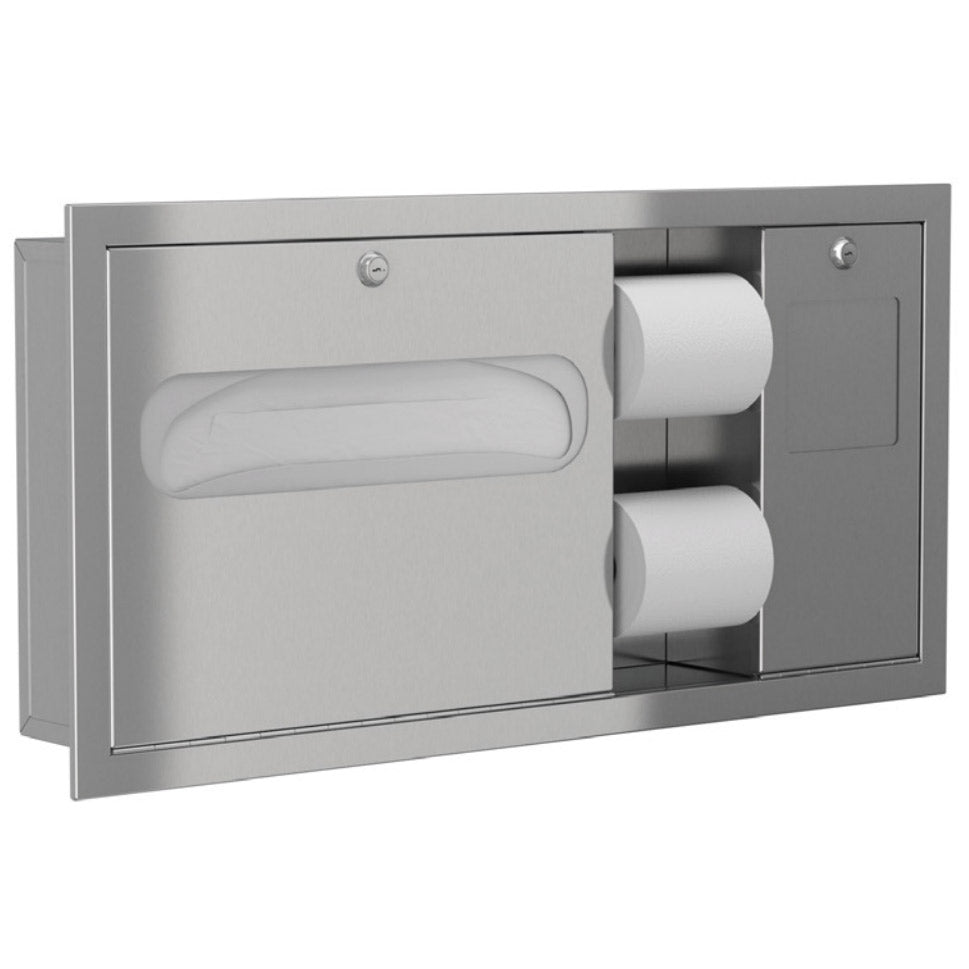 Bradley 5961-00 Horizontal Combi Unit-RH, Recessed, ADA Compliant