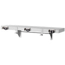 Bradley 9986-00 Mop & Broom Holder, Stainless Steel - 5 Hooks/6 Holders