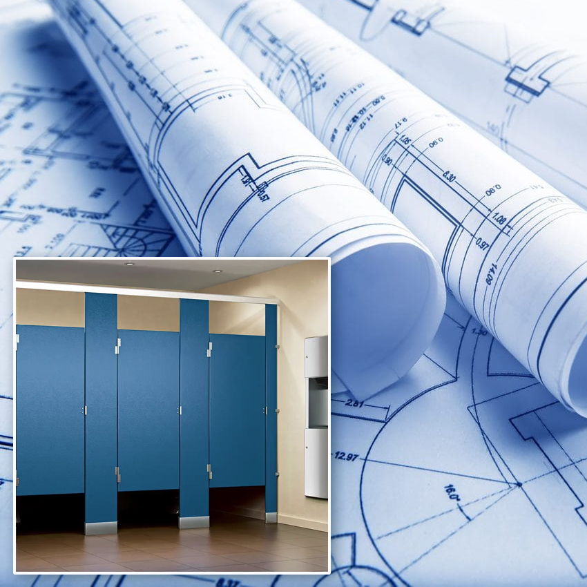 Bathroom Stall Partitions - Phenolic