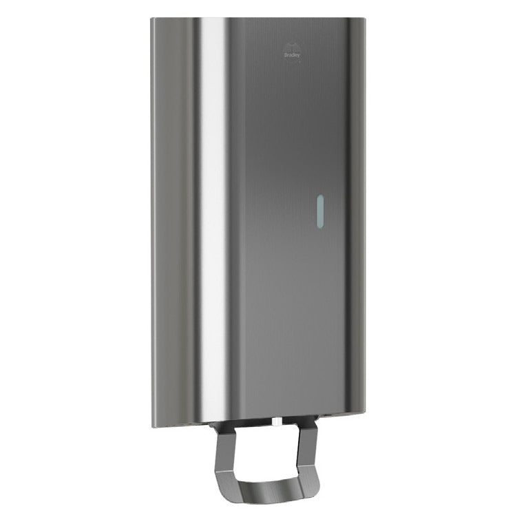 Bradley Elvari Series Liquid Soap/Gel Sanitizer Dispenser - 40oz, Surface Mounted - 6B1-110000 (Classic Satin Stainless)
