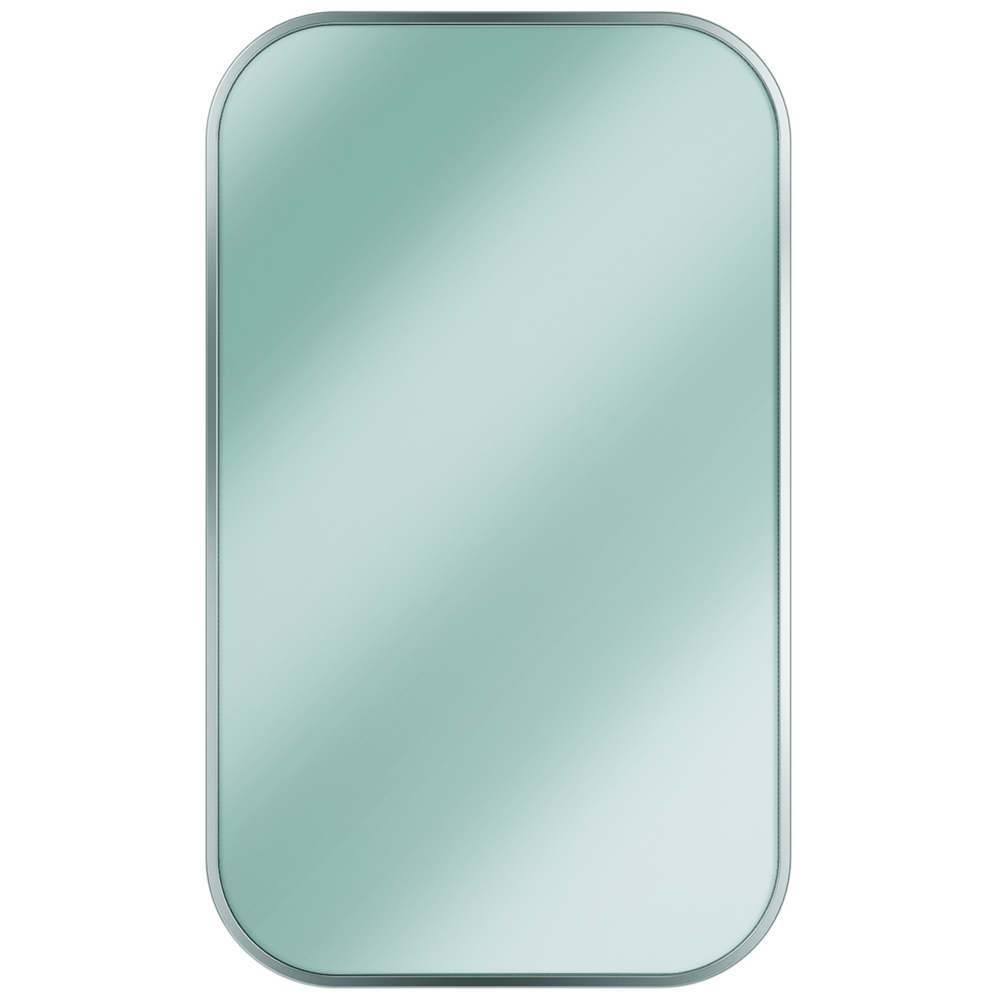 Bradley Elvari (18 x 30) Frame Mirror-Stainless - 7B1-0018300, 18"W x 30"H (Classic Satin Stainless)