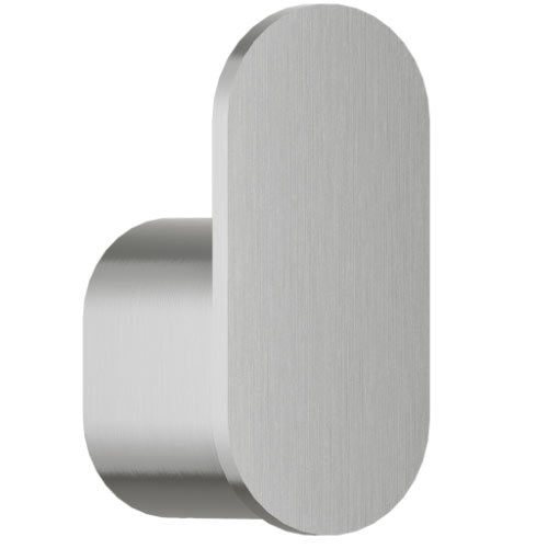 Bradley Elvari Series Robe Hook - Stainless-Surface Mounted, Single Hook - 9 (Classic Satin Stainless)
