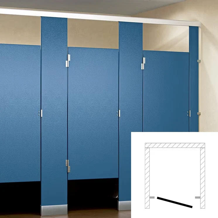 Global Toilet Partition (Plastic) 1 ADA Between Wall (60"W x 61-1/4"D) - BWADA