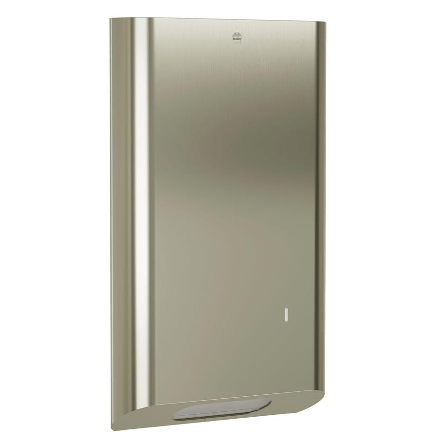 Bradley Elvari Series Towel Dispenser - Surface Mounted, Large Capacity - 2B1-113600-BN, Brushed Nickel