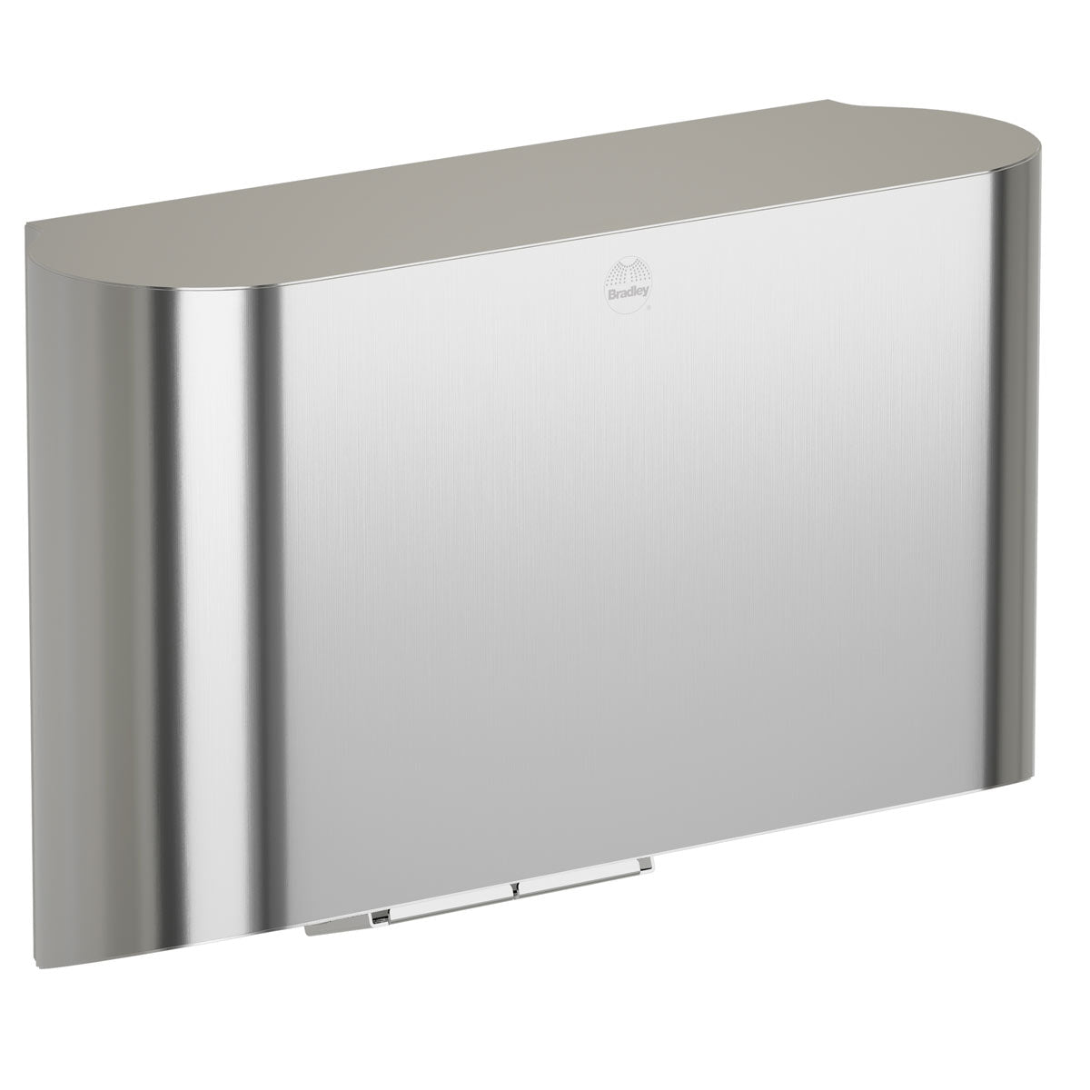 Bradley Elvari Series Hand Dryer - ADA High Speed Surface Mounted, 110V - 2B4-2110000-BS, Brushed Stainless