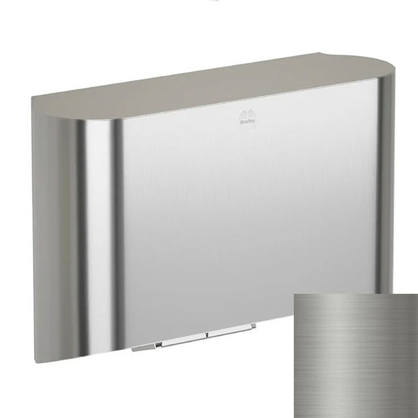 Bradley Elvari Series Hand Dryer - ADA High Speed Surface Mounted, 110V - 2B4-2110000-BS, Brushed Stainless