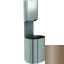 Bradley Elvari Series Towel/Waste Combination Unit - Surface Mounted, 14 GAL - 2B5-110000-BZ, Brushed Bronze
