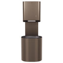 Bradley Elvari Series Towel/Waste Combination Unit - Surface Mounted, 14 GAL - 2B5-110000-BZ, Brushed Bronze