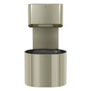 Bradley Elvari Series Towel/Waste Combination Unit - Surface Mounted, 10 GAL - 2B5-113400-BN, Brushed Nickel