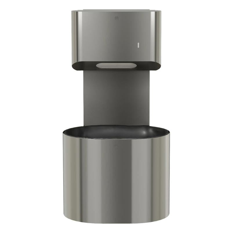 Bradley Elvari Series Towel/Waste Combination Unit - Surface Mounted, 10 GAL - 2B5-113400-BS, Brushed Stainless