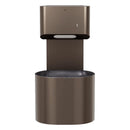 Bradley Elvari Series Towel/Waste Combination Unit - Surface Mounted, 10 GAL - 2B5-113400-BZ, Brushed Bronze
