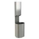 Bradley Elvari Series Towel/Waste Combination Unit - Surface Mounted, 18 GAL - 2B5-113600-BS, Brushed Stainless