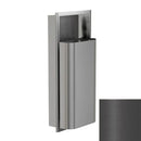 Bradley Elvari Series Waste Receptacles - Recessed, Medium Capacity, 12 GAL - 3B1-000000-BB, Brushed Black