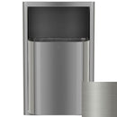 Bradley Elvari Series Waste Receptacles - Recessed, Small Capacity, 8 GAL - 3B1-003400-BS, Brushed Stainless