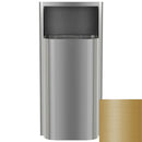 Bradley Elvari Series Waste Receptacles - Recessed, Large Capacity, 12 GAL - 3B1-003600-BR, Brushed Brass