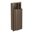 Bradley Elvari Series Waste Receptacles - Semi-Recessed, Medium Capacity, 12 GAL - 3B1-100000-BZ, Brushed Bronze