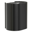Bradley Elvari Series Waste Receptacles - Surface Mounted, Medium Capacity, 14 GAL - 3B1-110000-BB, Brushed Black