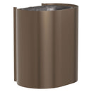 Bradley Elvari Series Waste Receptacles - Surface Mounted, Medium Capacity, 14 GAL - 3B1-110000-BZ, Brushed Bronze