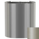 Bradley Elvari Series Waste Receptacles - Surface Mounted, Small Capacity, 10 GAL - 3B1-113400-BN, Brushed Nickel
