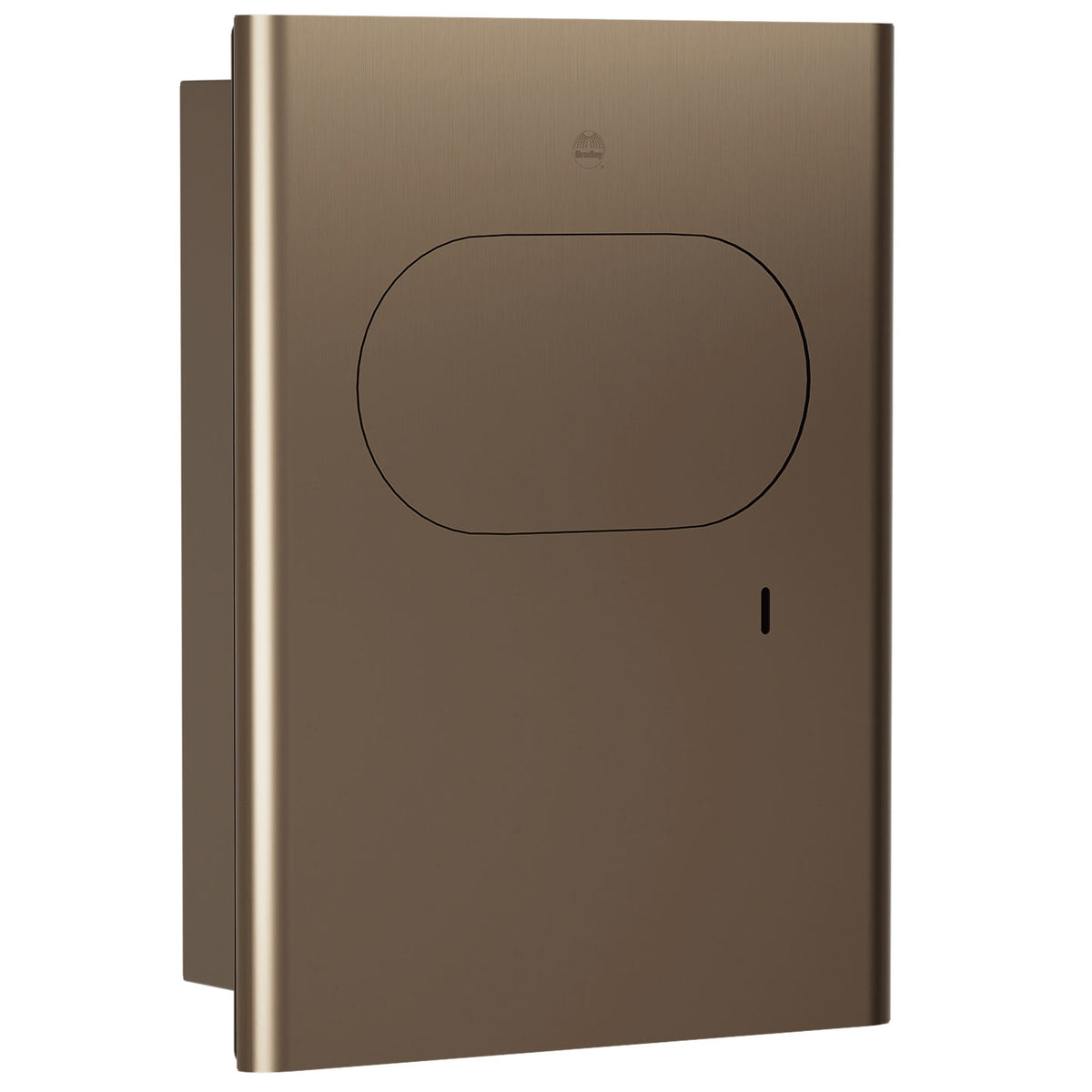 Bradley Elvari Series Napkin Disposal - Stainless, Recessed Mounted - 4B2-000000-BZ, Brushed Bronze