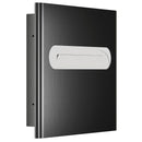 Bradley Elvari Series Seat Cover Dispenser - Recessed Mounted, Large Capacity - 5B1-003600-BB, Brushed Black