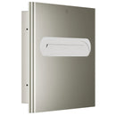 Bradley Elvari Series Seat Cover Dispenser - Recessed Mounted, Large Capacity - 5B1-003600-BN, Brushed Nickel